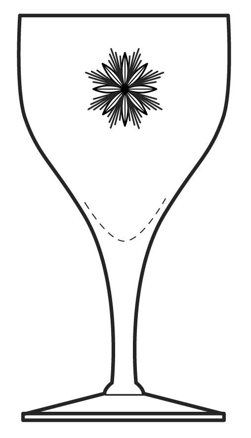 Sunburst Water Goblet by Fostoria-1