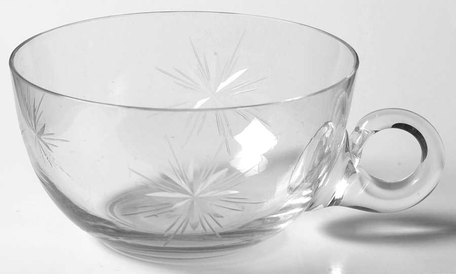Sunburst Handled Custard Cup by Fostoria-1