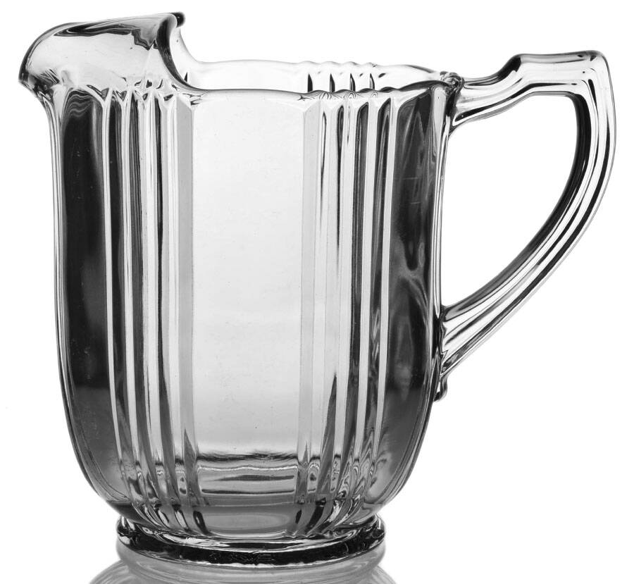Sunray Clear Ice Lip Pitcher by Fostoria-1