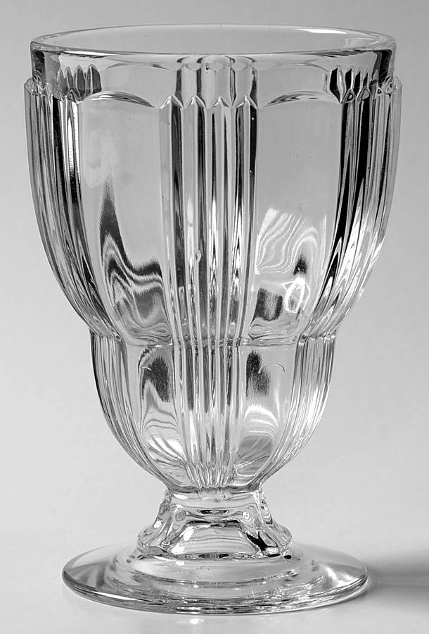 Sunray Clear Footed Tumbler by Fostoria-1
