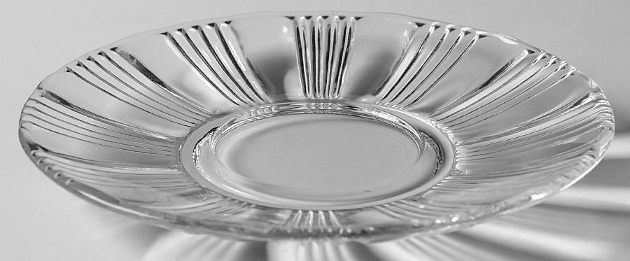Sunray Clear Saucer Only by Fostoria-1