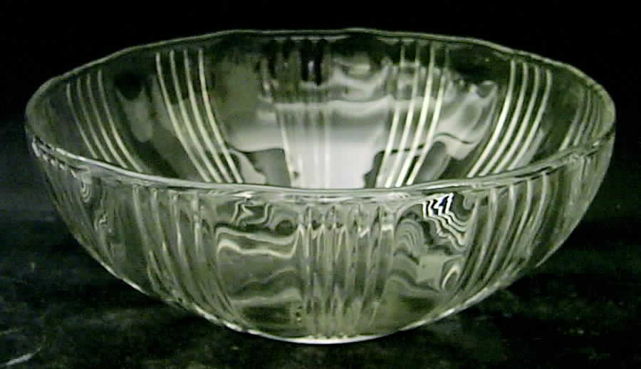 Sunray Clear Salad Bowl by Fostoria-1