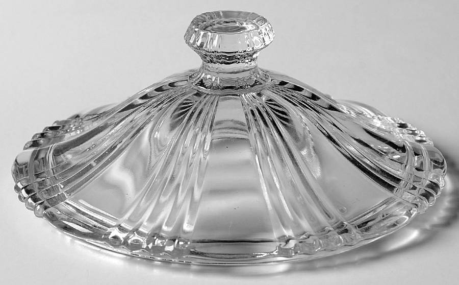 Sunray Clear Cover for Onion Soup by Fostoria-1