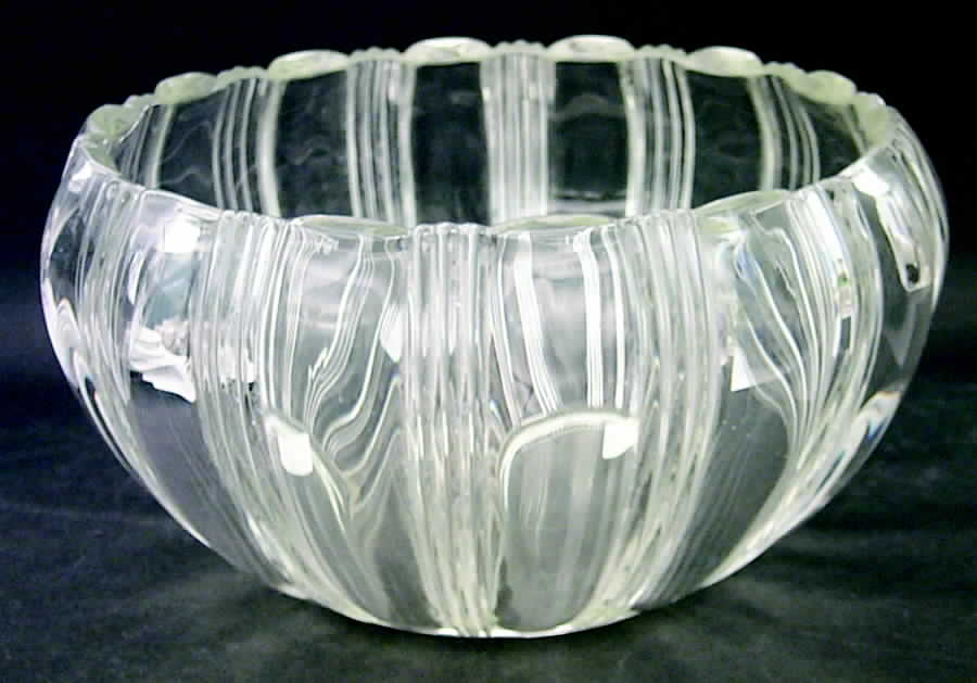 Sunray Clear Punch Bowl by Fostoria-1