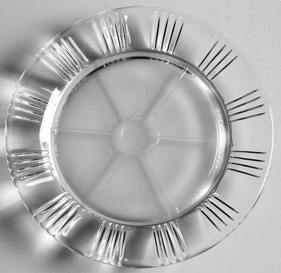 Sunray Clear Coaster by Fostoria-1