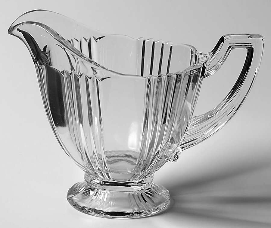 Sunray Clear Creamer by Fostoria-1