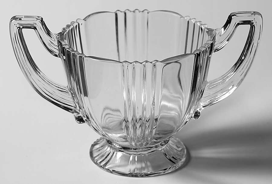 Sunray Clear Open Sugar by Fostoria-1