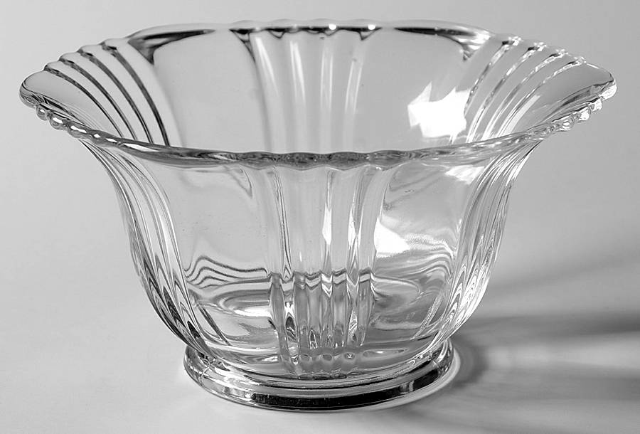 Sunray Clear Mayonnaise Bowl, Bowl Only by Fostoria-1