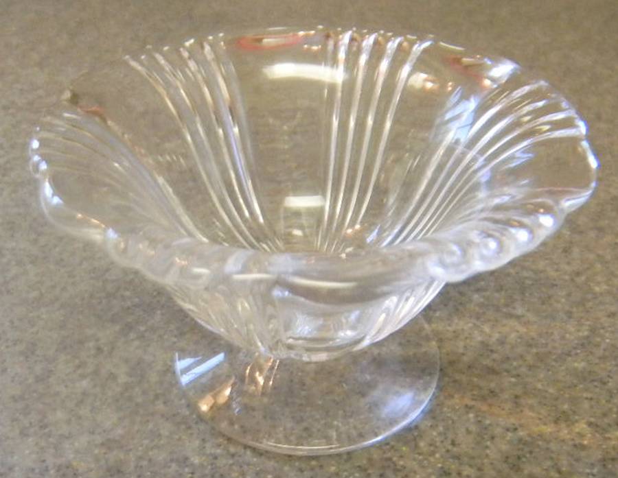 Sunray Clear Individual Almond by Fostoria-1