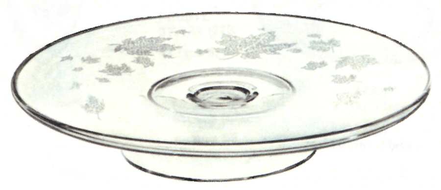 Sylvan (Stem #6060) Round Cake Stand by Fostoria-1