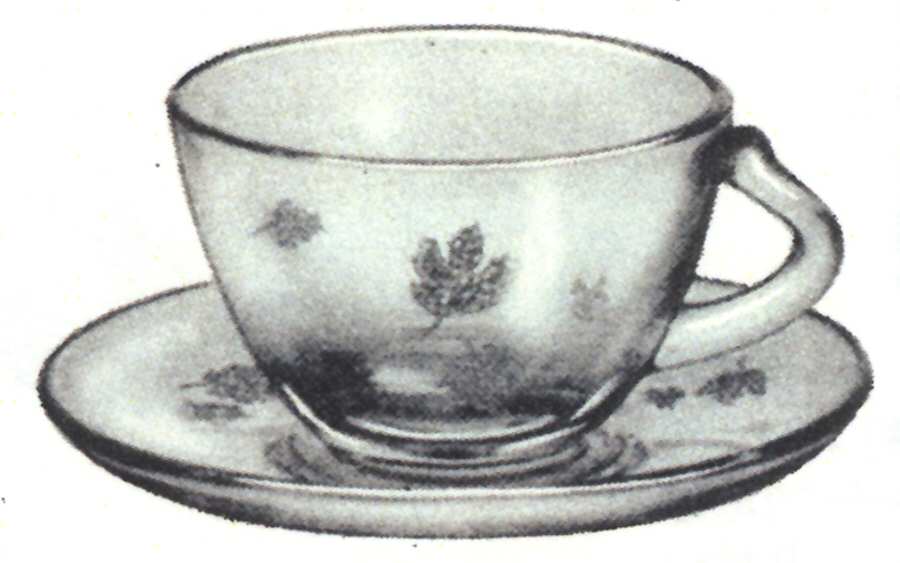 Sylvan (Stem #6060) Cup & Saucer Set by Fostoria-1