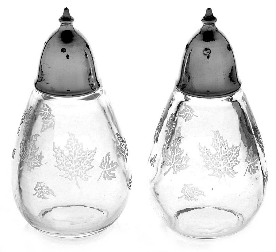 Sylvan (Stem #6060) Shaker Set w/Metal Lids by Fostoria-1