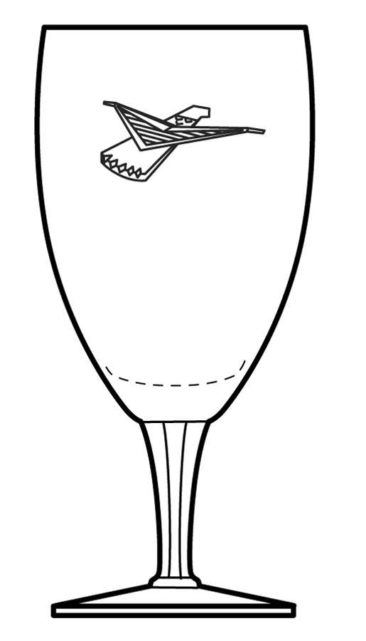 Thunderbird (Stem #6100) Water Goblet by Fostoria-1