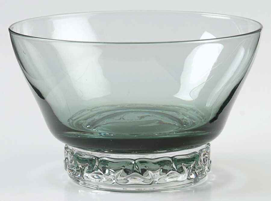Tiara Green Small Fruit Dessert Bowl by Fostoria-1