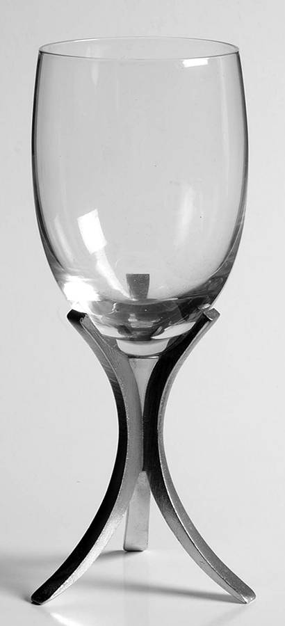 Triumph Platinum (Platinum Stem, Stem 6112) Tulip Wine by Fostoria-1