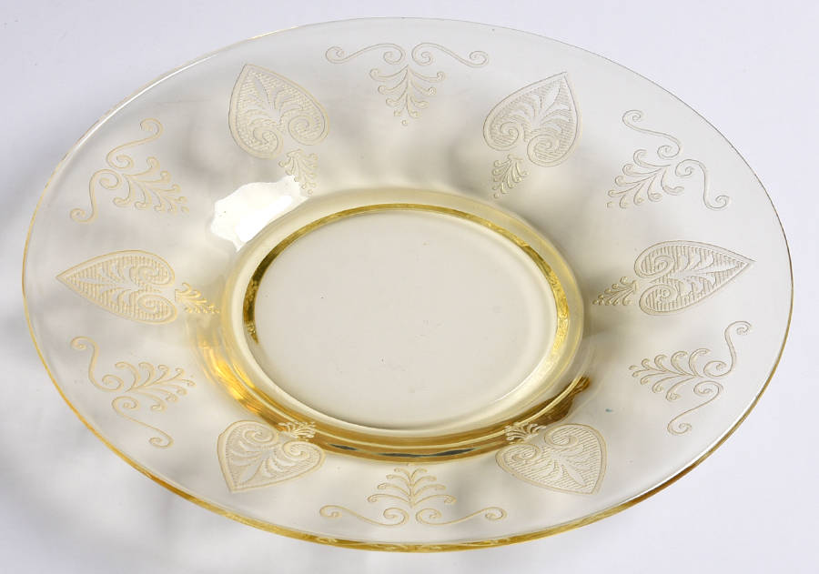 Trojan Topaz Underplate for Finger Bowl by Fostoria-1