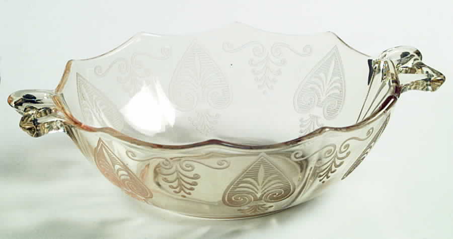 Trojan Topaz Whipped Cream with Bow Handles by Fostoria-1
