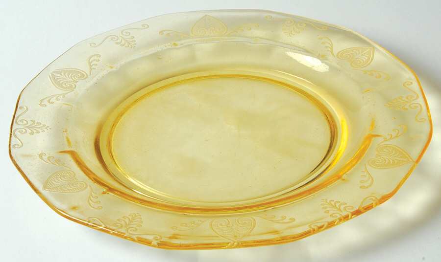 Trojan Topaz Bread & Butter Plate by Fostoria-1