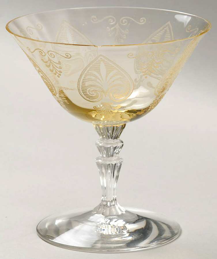 Trojan Topaz Low Sherbet by Fostoria-1