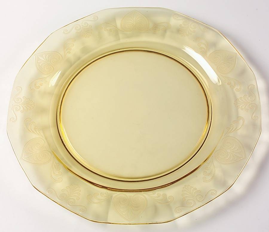 Trojan Topaz 13" Service Plate by Fostoria-1