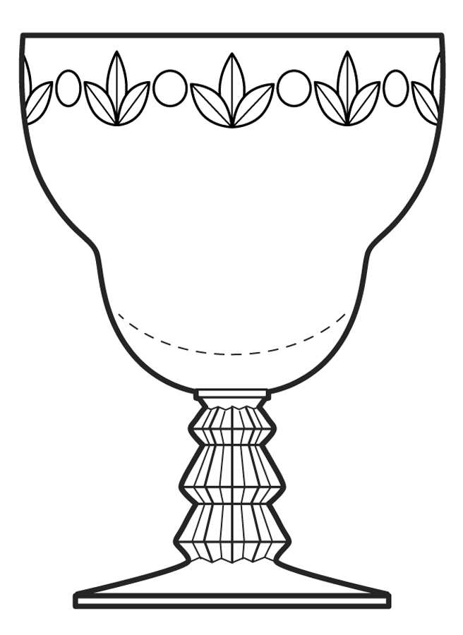 Tulip Water Goblet by Fostoria-1