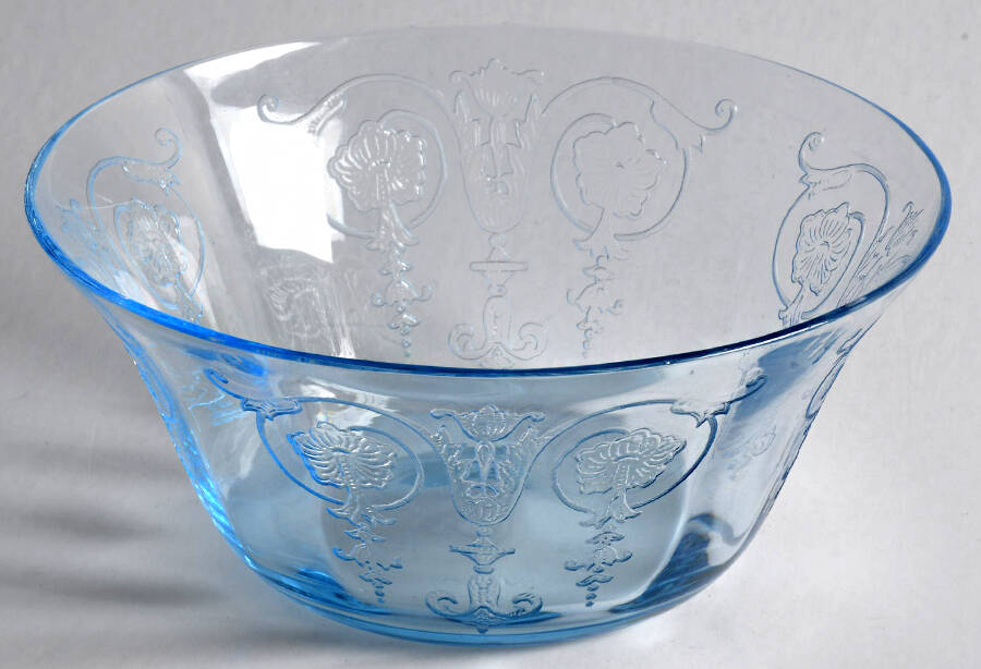 Vernon Blue (Azure) Finger Bowl by Fostoria-1