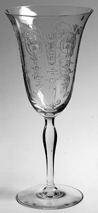 Vernon Clear Water Goblet by Fostoria-1