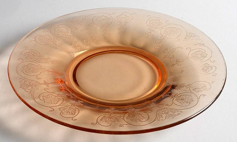 Vernon Amber Underplate for Finger Bowl by Fostoria-1
