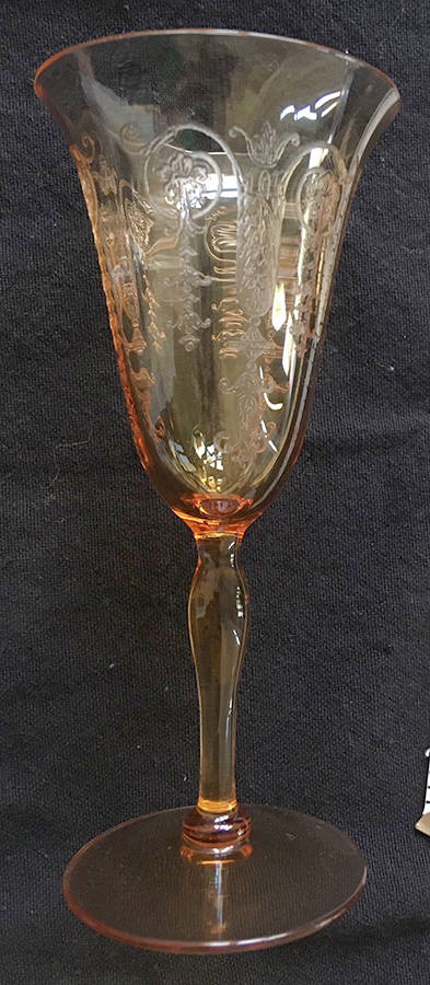 Vernon Amber Claret Wine by Fostoria-1