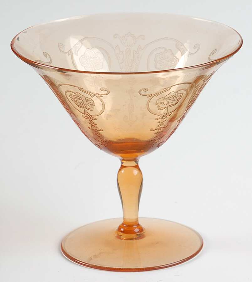 Vernon Amber Low Sherbet by Fostoria-1