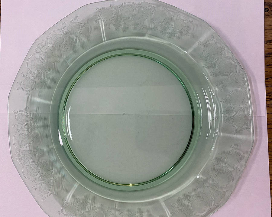 Vernon Green Dinner Plate by Fostoria-1