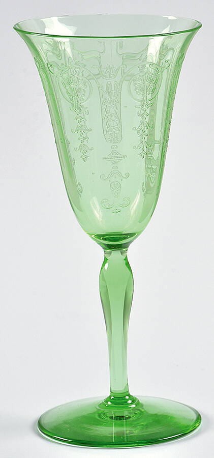 Vernon Green Wine Glass by Fostoria-1