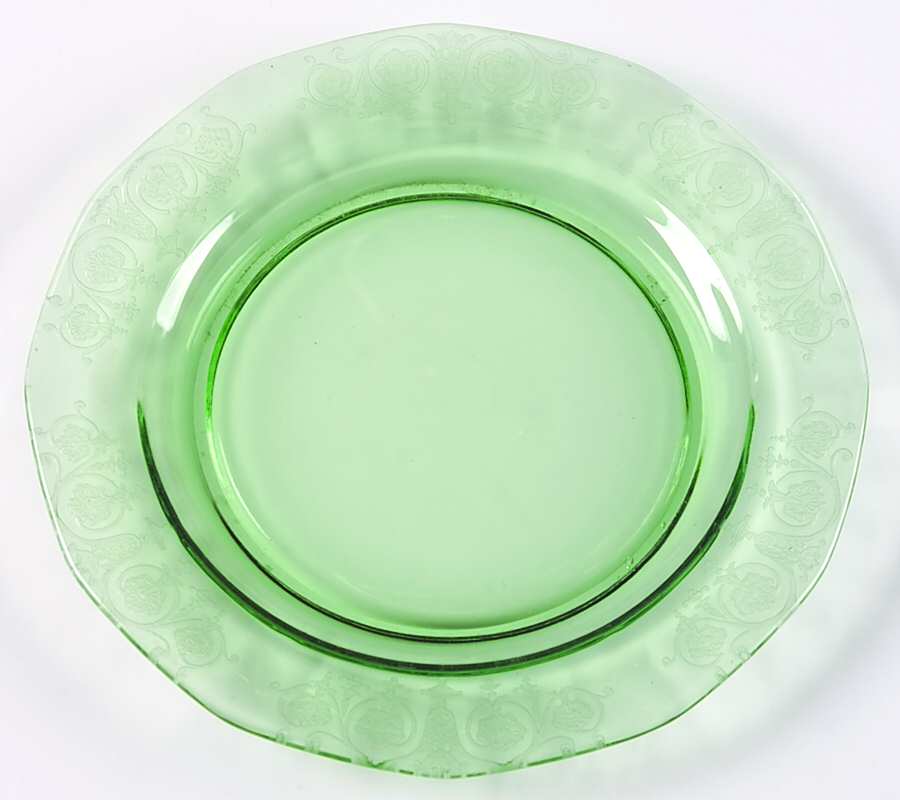 Vernon Green 7" Salad Plate by Fostoria-1