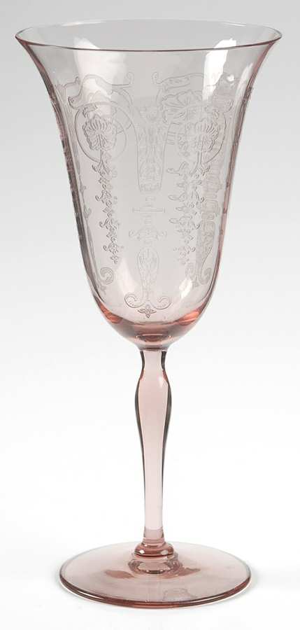 Vernon Lavender (Orchid) Water Goblet by Fostoria-1