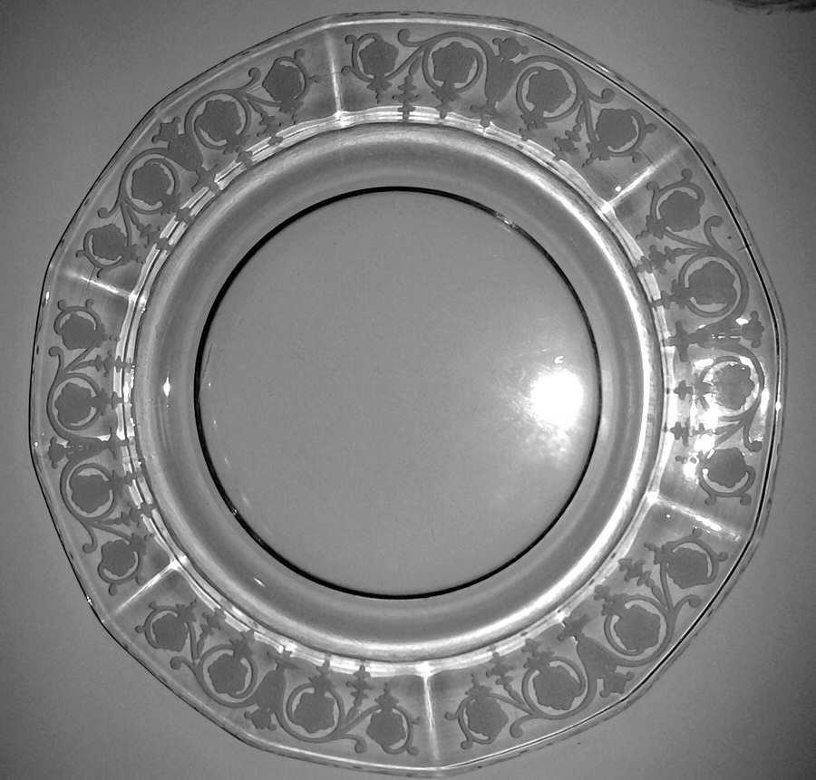 Vernon Lavender (Orchid) Dinner Plate by Fostoria-1
