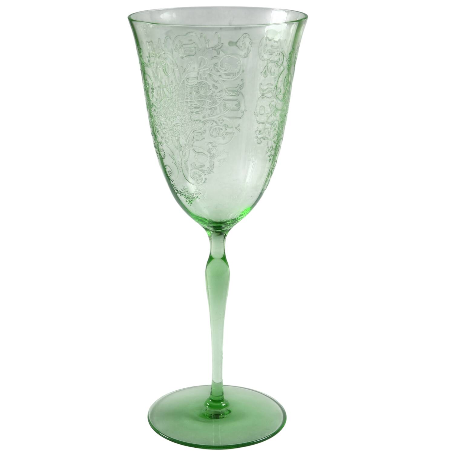 Verona Green Wine Glass by Fostoria-1