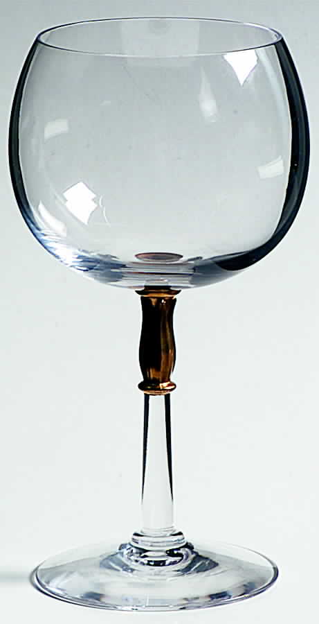 Versailles Clear (Gold Accent) Water Goblet by Fostoria-1