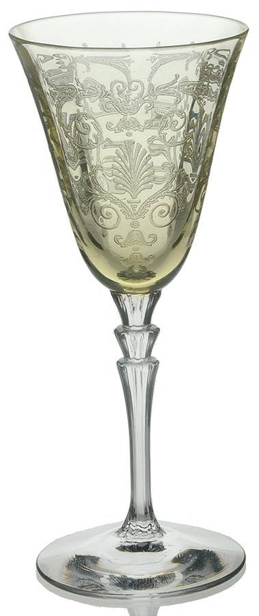 Versailles Topaz (No Trim) Wine Glass by Fostoria-1