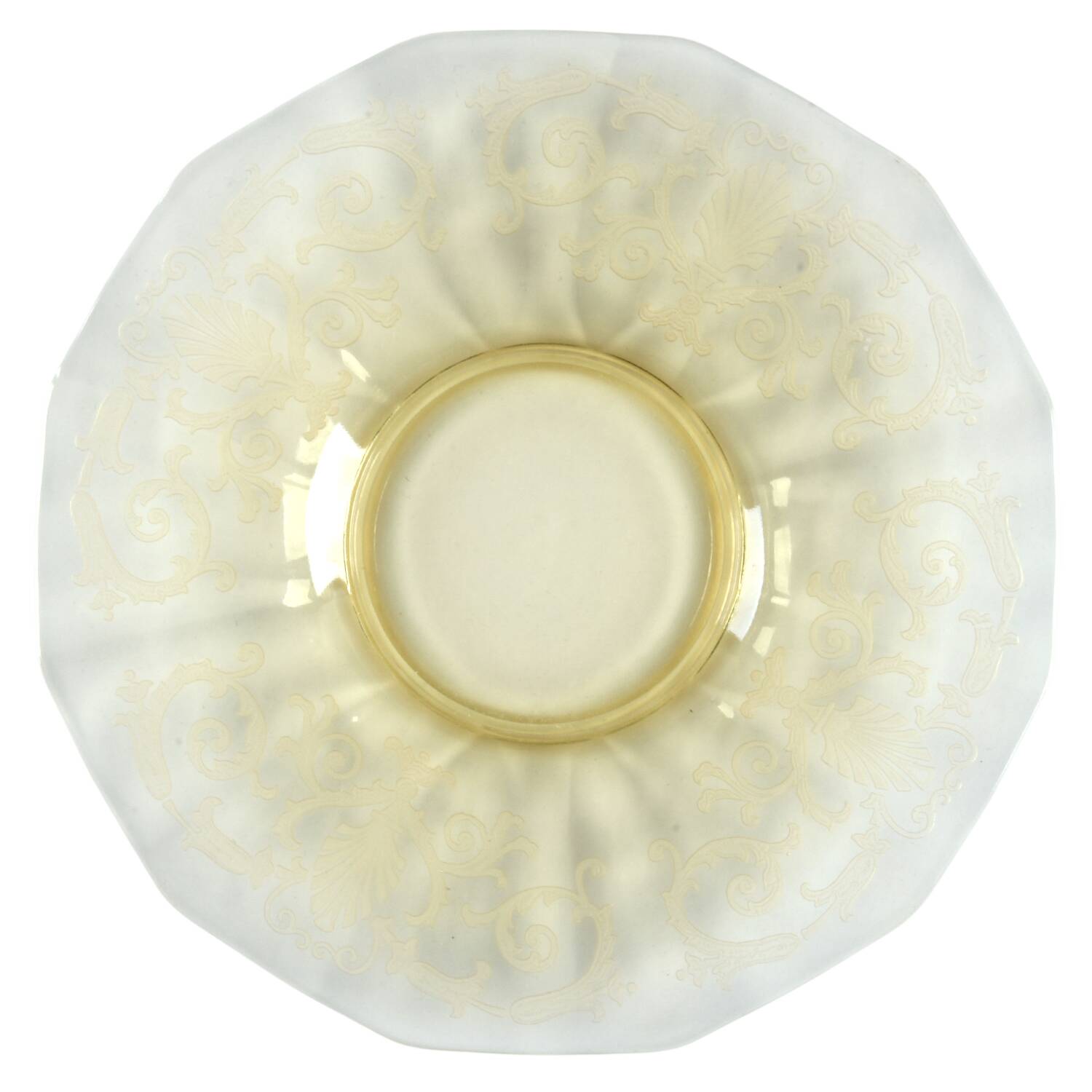 Versailles Topaz (No Trim) Cream Soup Saucer Only by Fostoria-1