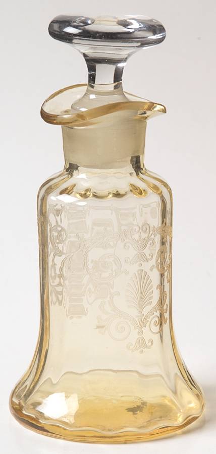 Versailles Topaz (No Trim) Salad Dressing Bottle & Lid by Fostoria-1