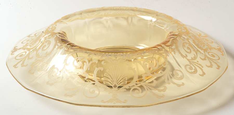 Versailles Topaz (No Trim) 12" Centerpiece by Fostoria-1