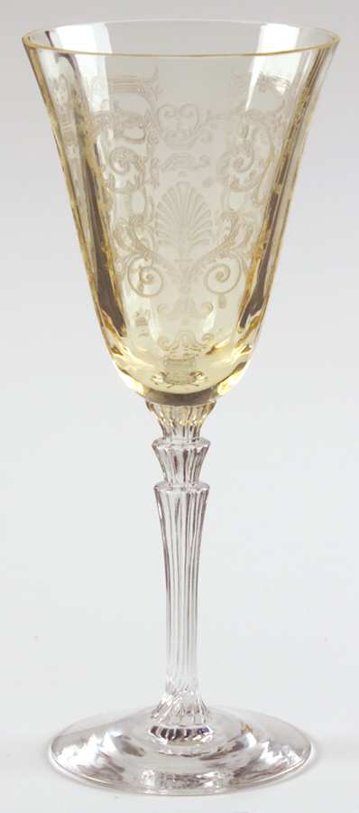 Versailles Topaz (No Trim) Claret Wine by Fostoria-1
