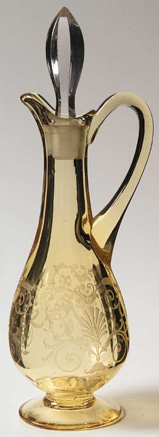 Versailles Topaz (No Trim) Oil Cruet & Stopper by Fostoria-1