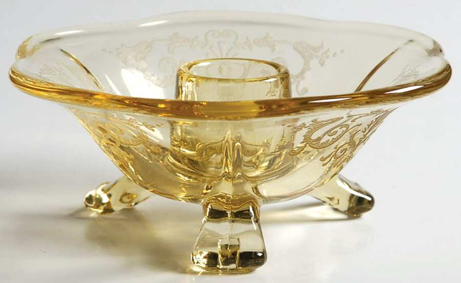 Versailles Topaz (No Trim) 2" Single Light Candlestick by Fostoria-1