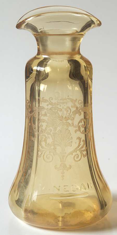 Versailles Topaz (No Trim) Salad Dressing Bottle No Stopper by Fostoria-1