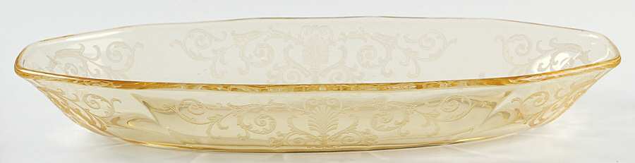 Versailles Topaz (No Trim) 11" Oval Celery by Fostoria-1