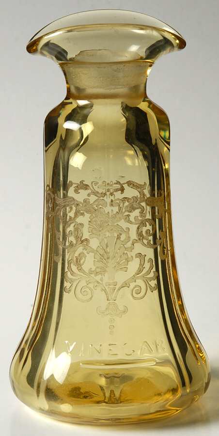 Versailles Topaz (No Trim) Salad Dressing Bottle No Stopper by Fostoria-1