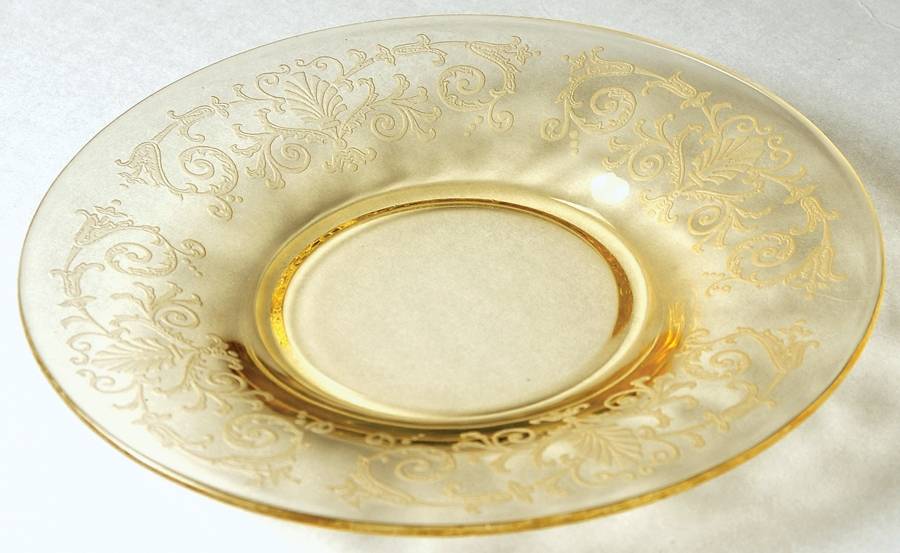 Versailles Topaz (No Trim) Underplate for Finger Bowl by Fostoria-1
