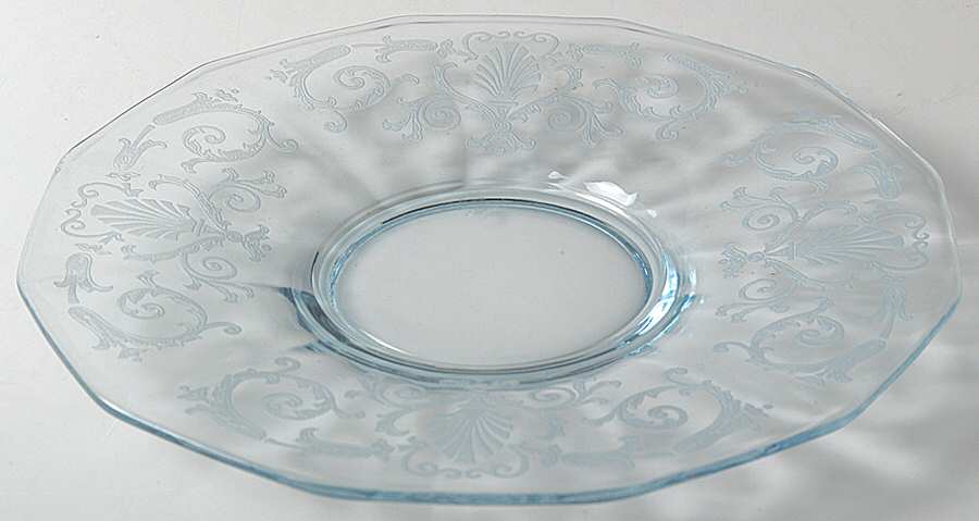 Versailles Blue (No Trim) Mayonnaise Underplate Only by Fostoria-1