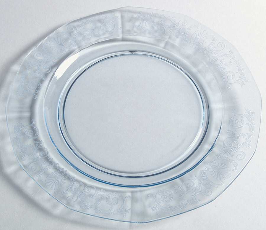 Versailles Blue (No Trim) Large Dinner Plate by Fostoria-1